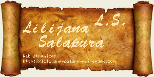 Lilijana Salapura vizit kartica